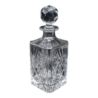 Vintage Whisky Decanter, English, Cut Glass, Scotch, Spirits, Brandy, Circa 1970 For Sale