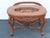 Heavy Hand Carved Cameo Coffee Table With Glass Top Serving Tray 6644 For Sale - Image 12 of 17