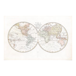 1822 Wilkinson World Map For Sale