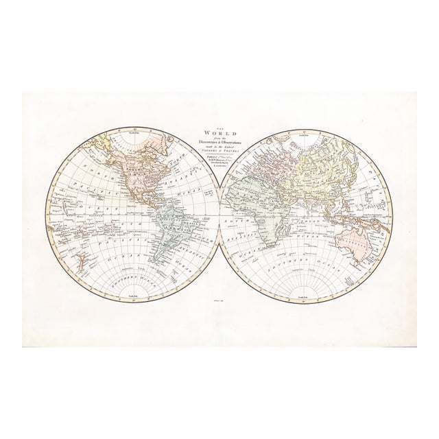 1822 Wilkinson World Map For Sale
