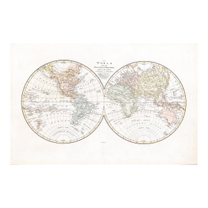 1822 Wilkinson World Map