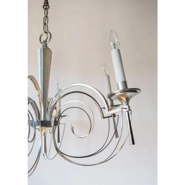 Six-Arm Chandelier by Gaetano Sciolari For Sale - Image 11 of 12