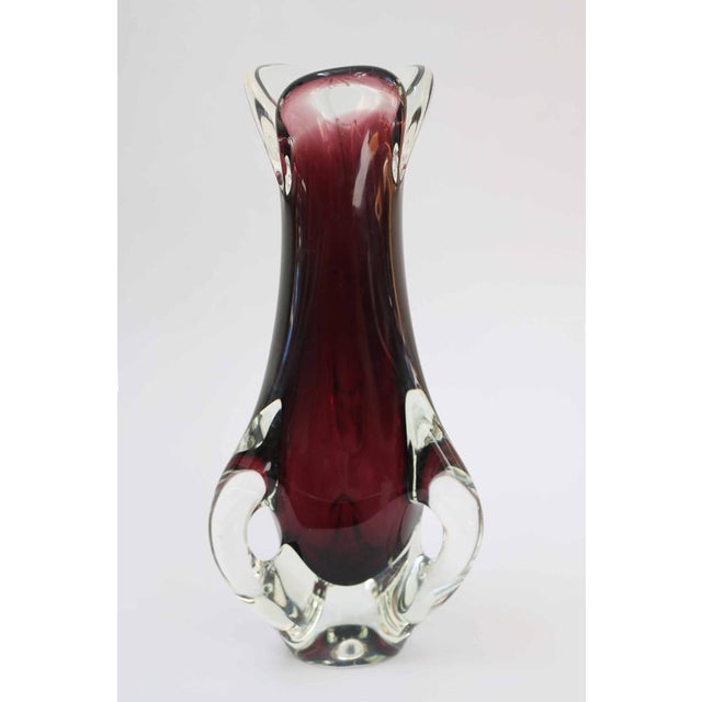 Large Vase in Mouth-Blown Crystal Glass by Joska, Germany, 1970 For Sale - Image 11 of 11