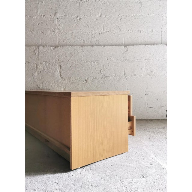 Tan Mid-Century Modern German Lowboard in Beech, 1960s For Sale - Image 8 of 14