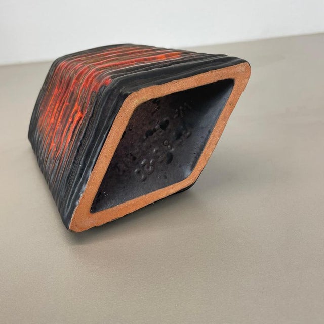 Large Brutalist Ceramic Fat Lava Vase from Carstens Tönnieshof, Germany, 1970s For Sale - Image 17 of 18