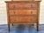 Antique Oak Barley Twist Vanity / 3-Drawer Dresser on Casters With Beveled Swivel Mirror For Sale - Image 4 of 9