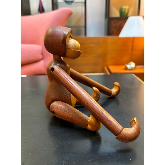 1960s Kay Bojesen Teak Monkey For Sale - Image 12 of 12