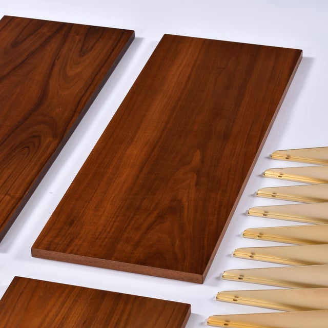 Tension Pole Free Standing Rose Gold Aluminum Omni Wall Unit by George Nelson For Sale - Image 6 of 15