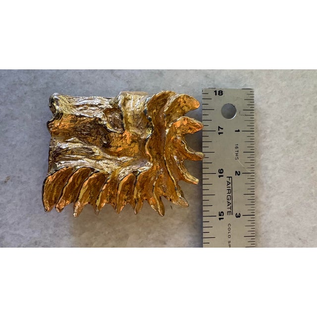 Mimi Di Niscemi Gold Plated Horse Belt Brutalist Belt Buckle For Sale - Image 4 of 6