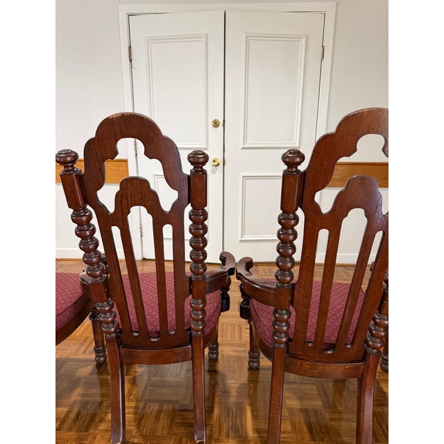French Renaissance Style Oak Dining Chairs, (circa 1880-1900). For Sale - Image 10 of 17