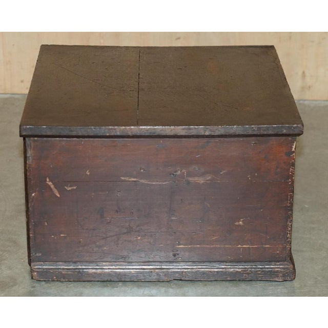 Antique Victorian Campaign Chest For Sale - Image 9 of 18