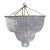 Visual Comfort Signature Aerin "Jacqueline" Unused Two-Tier Chandelier - Antique Brass & White Acrylic For Sale