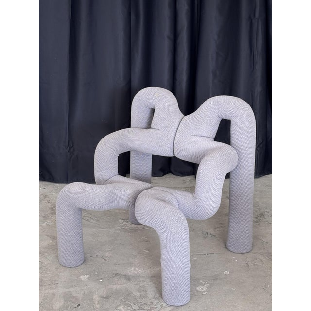 Gray Vintage Ekstrem Chair by Terje Ekstrøm, 1970s For Sale - Image 8 of 13
