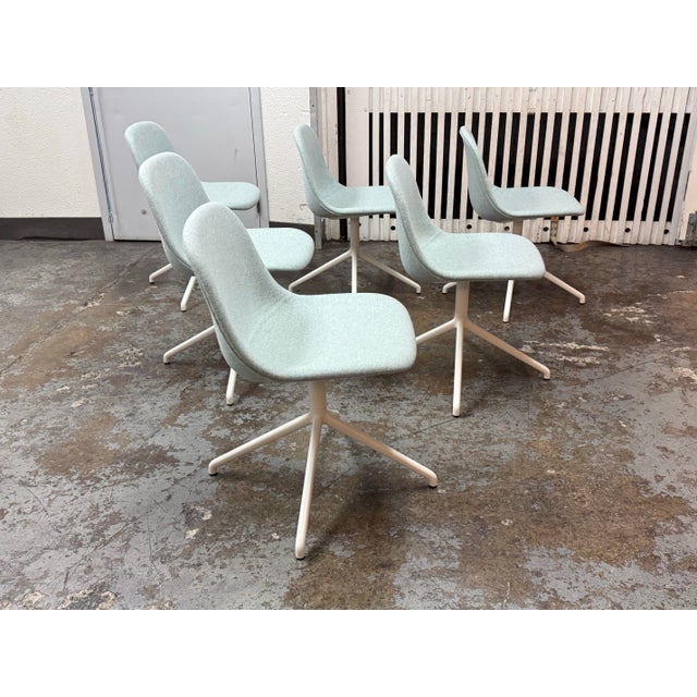 Iskos-Berlin for Muuto Fiber Swivel Dining Chairs, Set of Six For Sale In San Francisco - Image 6 of 12