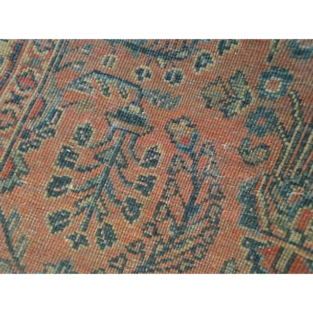 1920's Antique Persian Sarouk , 2' X 4' For Sale - Image 4 of 6