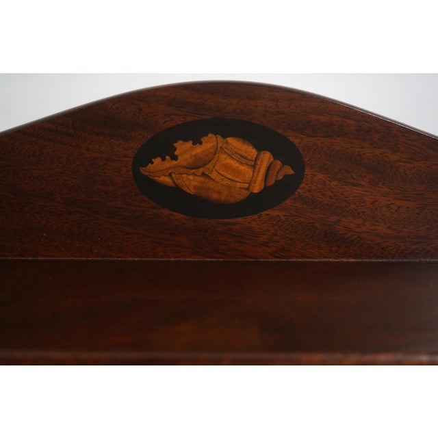 Madison Square 1 Drawer Inlaid Mahogany Bookcase For Sale - Image 13 of 15