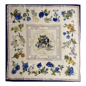 Hermès Scarf “Quai Aux Fleurs” 1952