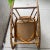 1970s 1970s Burnt Bamboo and Cane Rocking Chair For Sale - Image 5 of 6