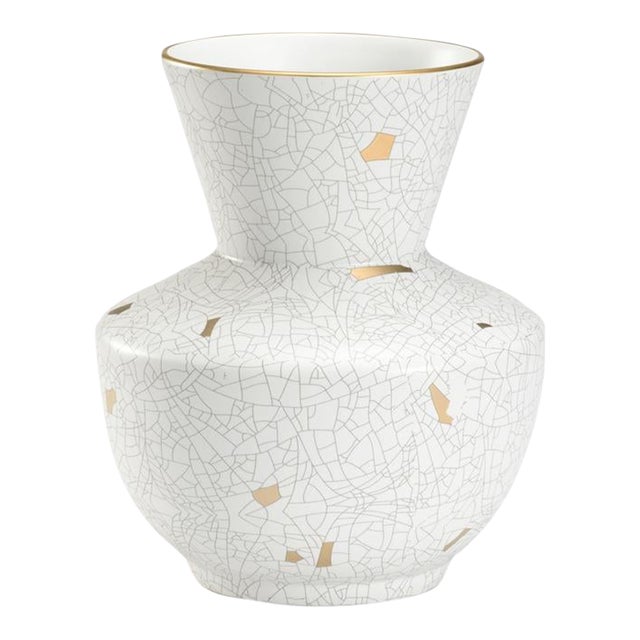 Crackled Vase For Sale