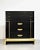 Mid Century Art Deco Style Gold Leafed Chest in Black by Sieling Modern - Newly Painted For Sale - Image 4 of 12