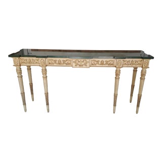 Vintage Karges Handcrafted Console Table For Sale