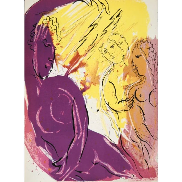 Title: Angel of Paradise Artist: Marc Chagall Medium: Original Lithograph Marks: Not signed, not numbered Printed: by...