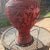 Asian Style Large Antique Chinese Lamp Cinnabar With Finial -Rare For Sale - Image 4 of 8