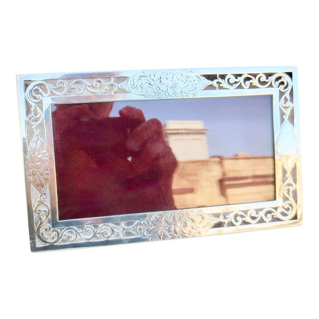 Sterling Silver Photo Frame Circa 1900 For Sale
