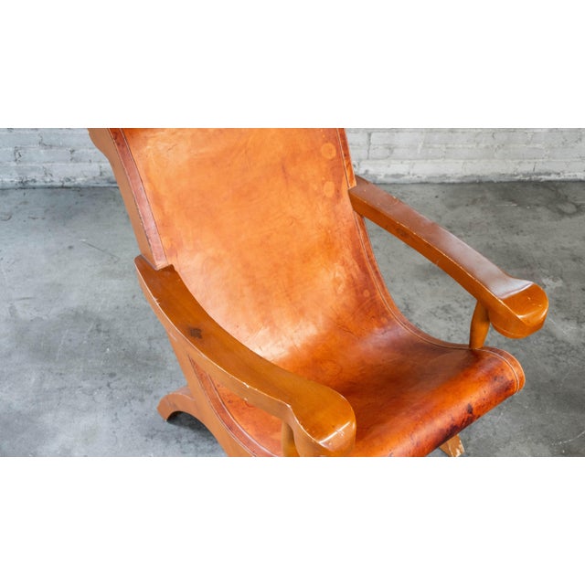 Mexican Modernist Clara Porset Style, 'Butaque' Chair', C. 1990s For Sale - Image 11 of 17