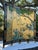 Shell Vintage Chinese Four-Panel Chinoiserie Folding Screen With Raised Shell Birds & Gold Leaf For Sale - Image 7 of 8