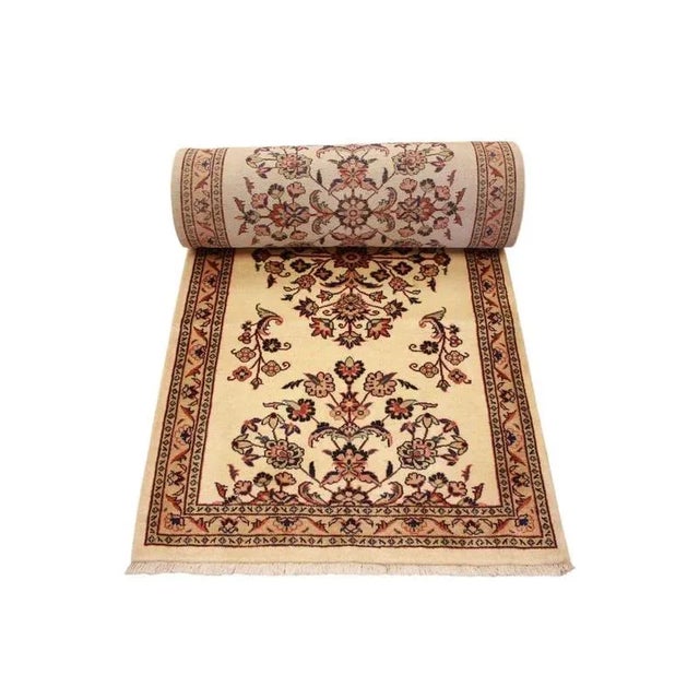 Middle Eastern Hand-Knotted Sarough Runner Rug For Sale - Image 10 of 10