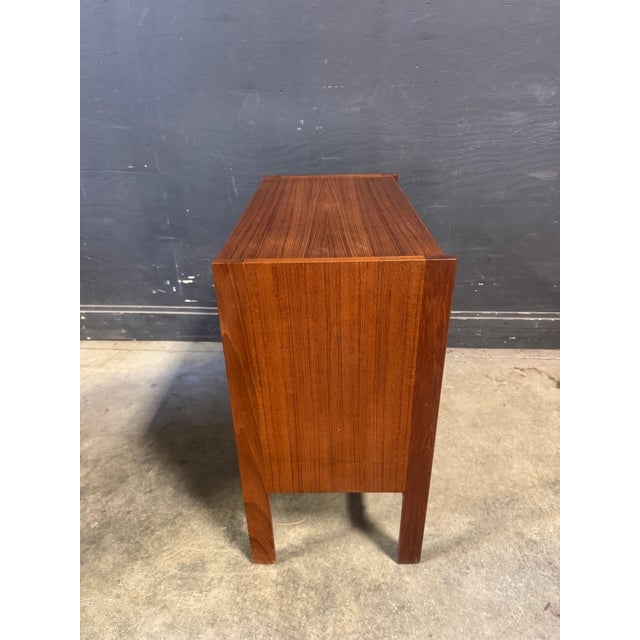 Wood 1970’s Danish Teak Vitre Chest of Drawers For Sale - Image 7 of 10