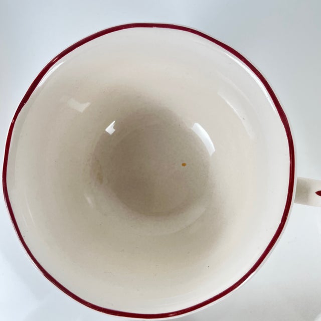 Large Réverbère Cups with Saucers from KG Lunéville, 1980s, Set of 4 For Sale - Image 9 of 10