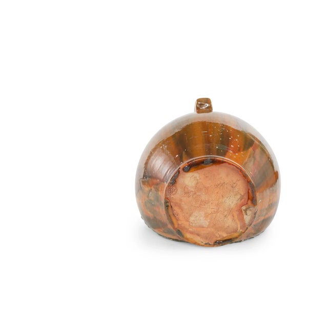 Brown 20th Century American Ceramic Decorative Jug For Sale - Image 8 of 10