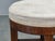 1930s Art Deco Upholstered Walnut Veneer Stool, Former Czechoslovakia, 1930s For Sale - Image 5 of 10