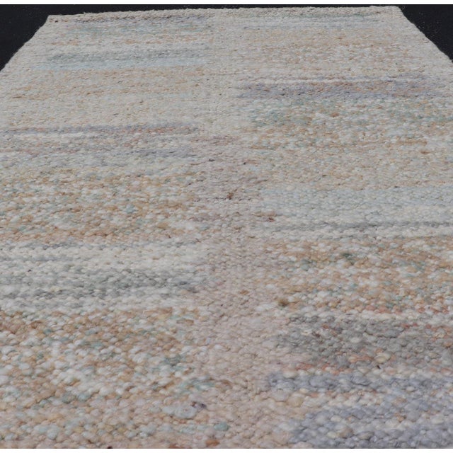 Modern Scandinavian Flat-Weave Rug Design with Modern Design in Natural Colors. Keivan Woven Arts / rug...