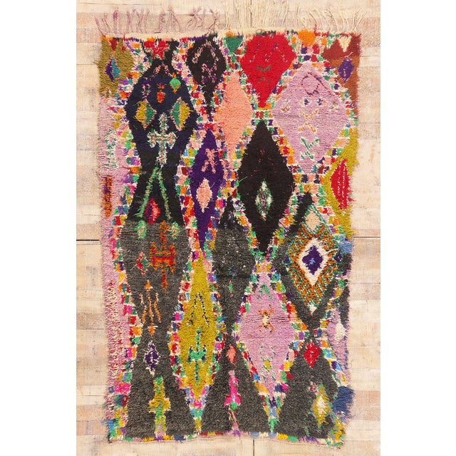 Vintage Azilal Moroccan Rug, 04'10 X 07'08 For Sale - Image 10 of 10