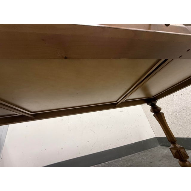 Brown Bespoke Library Desk For Sale - Image 8 of 12