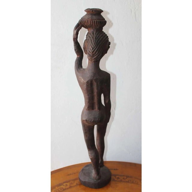 1960s student wood carved sculpture from the Scuola di Belle Arti in Venice.