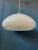 Space Age White Mushroom Pendant Lamp, 1970s For Sale - Image 11 of 11