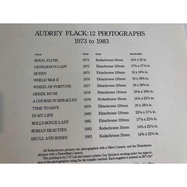 Audrey Flack, Pop Art Vintage Color Photograph "Course in Miracles" Print Audrey Flack Photo, 1984 For Sale - Image 11 of 12