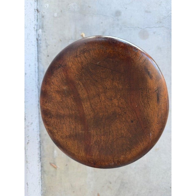 This fine pub stool is in great as found condition.It is a 19thc sturdy pub stool.