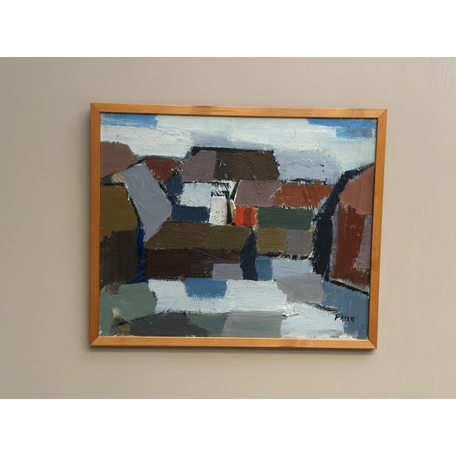 Original Swedish Oil on Canvas – Still Life by Gösta Falck – Signed – 50 × 61 cm (19.7" × 24") – Framed – 53 × 64 cm...