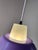 Danish Hanging Lamp in Purple and White For Sale - Image 6 of 11