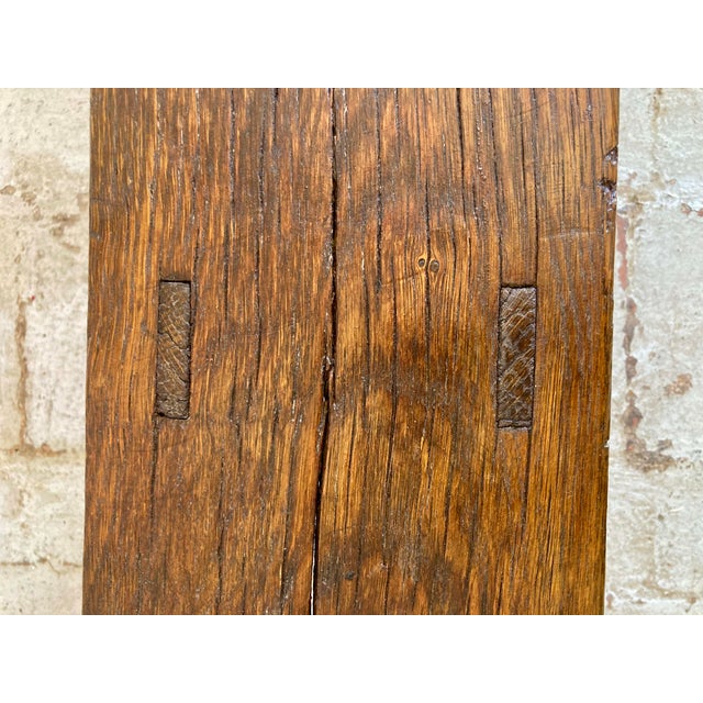 Italian Oak Bench, 1940s For Sale - Image 11 of 14