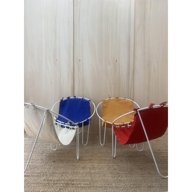 Vintage French Outdoor Armchairs, 1950s, Set of 4 For Sale - Image 10 of 15