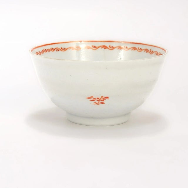 Antique 18th Century Chinese Export Porcelain Tea Bowl & Saucer For Sale - Image 10 of 18