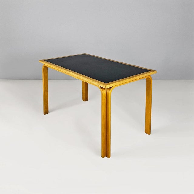 Danish beechwood dining table by Thygesen and Sorensen for Magnus Olesen, 1970s. Danish dining table model DK 7870,...