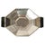 Wood Art Deco Geometric Silver-Plated and Wood Centerpiece attributed to Original Wellner, 1930s For Sale - Image 7 of 13