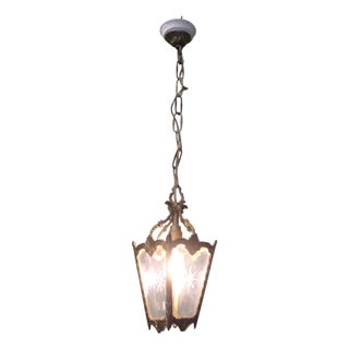 Small French Rococo Style Lantern, 1930s For Sale